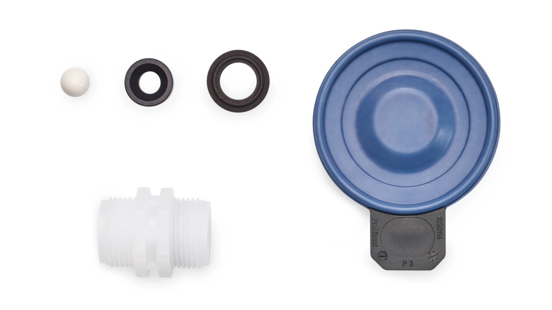 Spare Parts Kits and Spare Diaphragms for Solenoid-Driven Metering Pump gamma/ XL